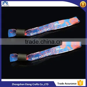 Popular Wholesale Festival Items Custom Event Fabric Wristband thumbnail-1