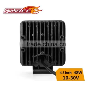 4.3 Inch 48W Waterproof Led Work Light Used in Tractor/off Road thumbnail-4