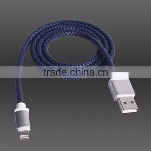 Fast Charge 8 Pin PU Leather Usb Mfi Cable for Iphone 6 Usb Cable for IPhone 6 MFi Cable thumbnail-6