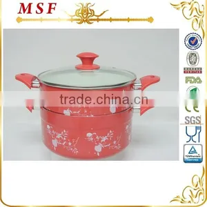 8.5L Press Aluminum Ceramic Cookware With Spiral Bottom thumbnail-1