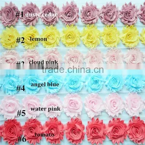 Chic Ladies Party Dress Flower/ Fashion Wedding Flower/ Chiffon Shabby Trim Flower thumbnail-6