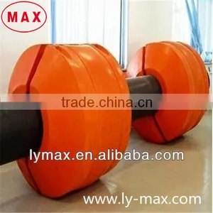 Orange PE Pipe Floater With PU Foam for Dredging Pipes thumbnail-1