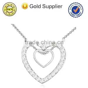 Cheap Fashion Quality White Stone Necklace Set thumbnail-4