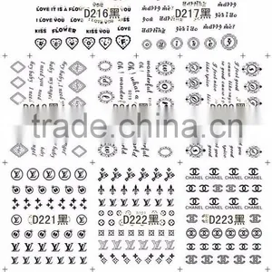 Flower Cartoon Design Nail Art Stickers Decal Water Transfer Manicure 3D Tips thumbnail-2