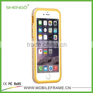 Luxury Metal With TPU Bumper for IPhone 6 With Retail Packaging thumbnail-1
