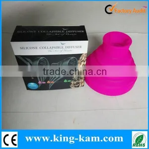Products for Hair Diffuser Portable Orange Silicone Finger Hair Blow Dryer Diffuser Universal thumbnail-1