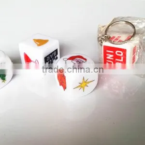 2.5CM Plastic Custom Printing Dice thumbnail-1