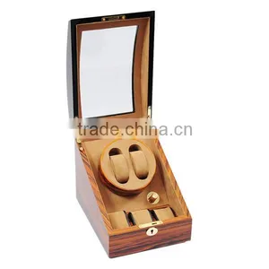 Custom Luxury Funky 2+3 Slot Volta Glossy Wood Watch Winder thumbnail-2