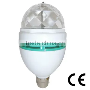 110V 220V RGB Rotating Disco Led Changing Color Lamp thumbnail-4