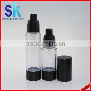 Nice Black Color Plastic Lotion Pump Cosmetic Airless Bottle 30ml 50ml thumbnail-5