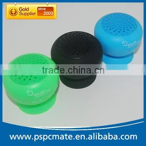 Mushroom Mini Handfree Stereo Bluetooth Wireless Silicon Sucker Speaker thumbnail-1