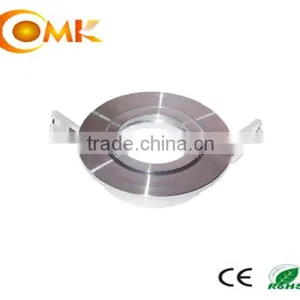 Polished Round Mr16 or GU10 Downlight Ring Fixture thumbnail-1