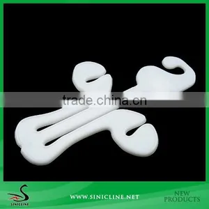 Sinicline Wholesale High Quality Cream White Plastic Shoes Hanger thumbnail-1