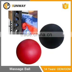 Custom Logo Silicone Body Foot Rubber Lacrosse Ball Peanut Massage Ball thumbnail-6