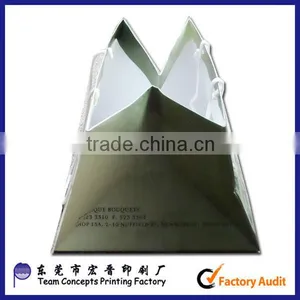 OEM Cheap Art Paper Trapezoid Bag in Dong Guan thumbnail-1