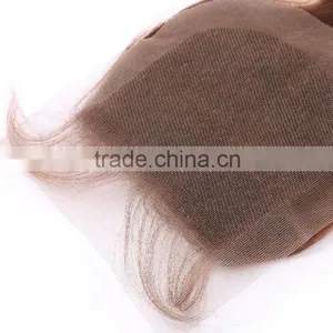 Hot Sale! Natural Color 4*4 Lace Top Closure 7A Human Virgin Hair Brazilian Body Wave Free/Middle 3 Part List Closure 10"20" thumbnail-2