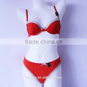2017Christmas Design Most Popular and Hot Sale Young Girl Bra Set thumbnail-2