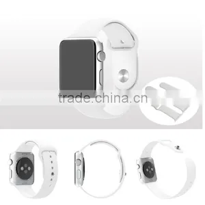 HOT Factory Price 38mm/42mm Colorful Silicon Watch Strap for Apple Watch thumbnail-5