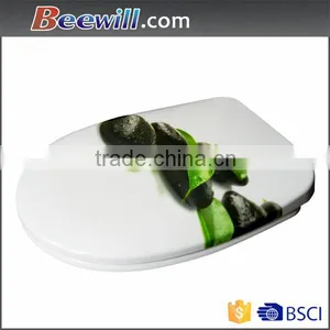 Decorative Toilet Seat Cover With Printing Beautiful Pattern thumbnail-1
