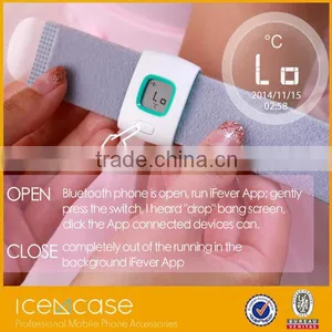 2016 Kids IFever Intelligent Wearable Electronic Digital Thermometer Smart for Baby Monitor Household With App thumbnail-3