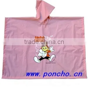 Square Pvc Poncho With Print for Girls thumbnail-4