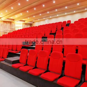 Auditorium Cheap Portable Mobile Telescopic Grandstand Chair With Backrest thumbnail-1