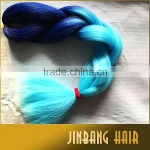 High Quality 100g 24inch High Temperature Synthetic Hair Ombre Jumbo Braid thumbnail-5
