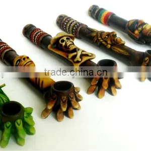 Hand Made Bamboo Base Smoking Pipes thumbnail-1