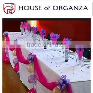 2014 The Latest High Quality Normal Organza With 100% Polyester For Wedding Decoration thumbnail-1