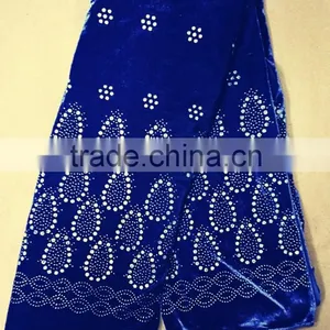 Beautiful Elegant Velvet Lace /high Quality Fashion Pattern Velvet Dress thumbnail-1