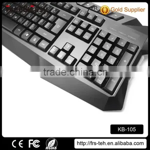 Multimedia Colorful Led Backlit Ergonomic Computer Keyboard thumbnail-4