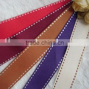 100% Polyester Decoration Woven Dot Ribbon Custom Printed Ribbon thumbnail-1