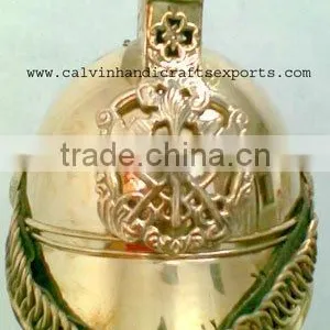 Brass Fire Chief Helmet thumbnail-1