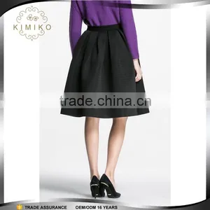 Custom Vintage A-Line Stripe Midi Skirt With Fashion Design thumbnail-1