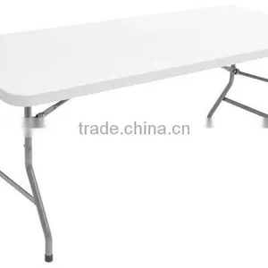 8FT Cheap Plastic Blow Mold Fold Table and Chairs For Wholesale thumbnail-3