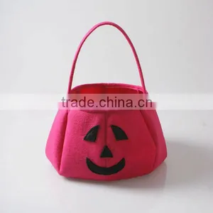 ECO-friendly Halloween Felt Pumpkin Bag thumbnail-1