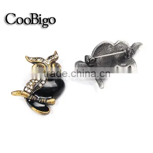 Fashion Jewelry Charming OWL Shape Design Brooch Party Promotion Gift Apparel Accessories thumbnail-2