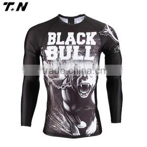 Custom Long Sleeve Bjj Rash Guard thumbnail-1