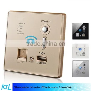 Wholesale Wall Socket USB WIFI Router WIFI AP Wireless WIFI USB Charging Panel Socket thumbnail-6