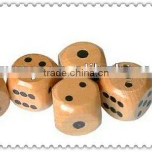 Various Sizes Antique Wooden Dice thumbnail-1