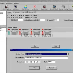 AAC Encoder SD 8in1 MPEG-2/H.264 ip Encoder(MAGNUM,8AV In,ASI+IP(1*MPTS/8*SPTS) Out) thumbnail-2