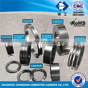Tungsten Carbide T.C. Wire Flat Tening Rolls thumbnail-1
