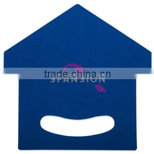 House Shaped Custom Hand Fan thumbnail-1