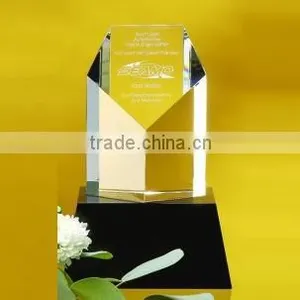 Fashion Crystal Pillar With Base Office Decoration Trophy Award thumbnail-1