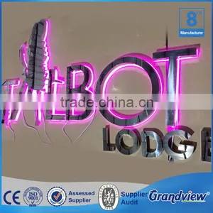 Light up Backlit Lighted Alphabet Metal Letter Sign for Building Advertising thumbnail-1