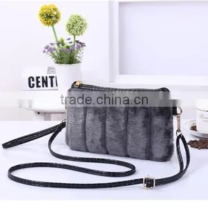 Celebrity Luxury Winter Evening Handbag Single Faux Fur Bag thumbnail-2