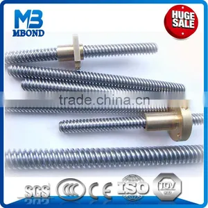 2016 OEM Precision TR10*2 Stainless Steel Lead Screw Rods thumbnail-2
