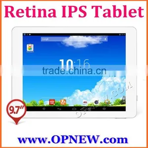 9.7 Inch Retina IPS Tablet pc 2048*1536 RK3188 4G RAM 64GB ROM Android Camera MP5.0 Build-in Bluetooth Wifi Tablet PC thumbnail-1