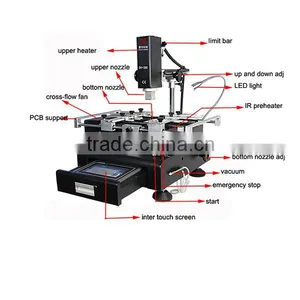 DINGHUA DH-380 HD Touch Screen /Repair Laptop/Desktop/PC/PS3 Motherboard Bga Rework Station Equipment thumbnail-4