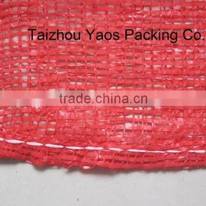 Red PP Tubular Mesh Bag Onion Circular Tubular Bag thumbnail-3